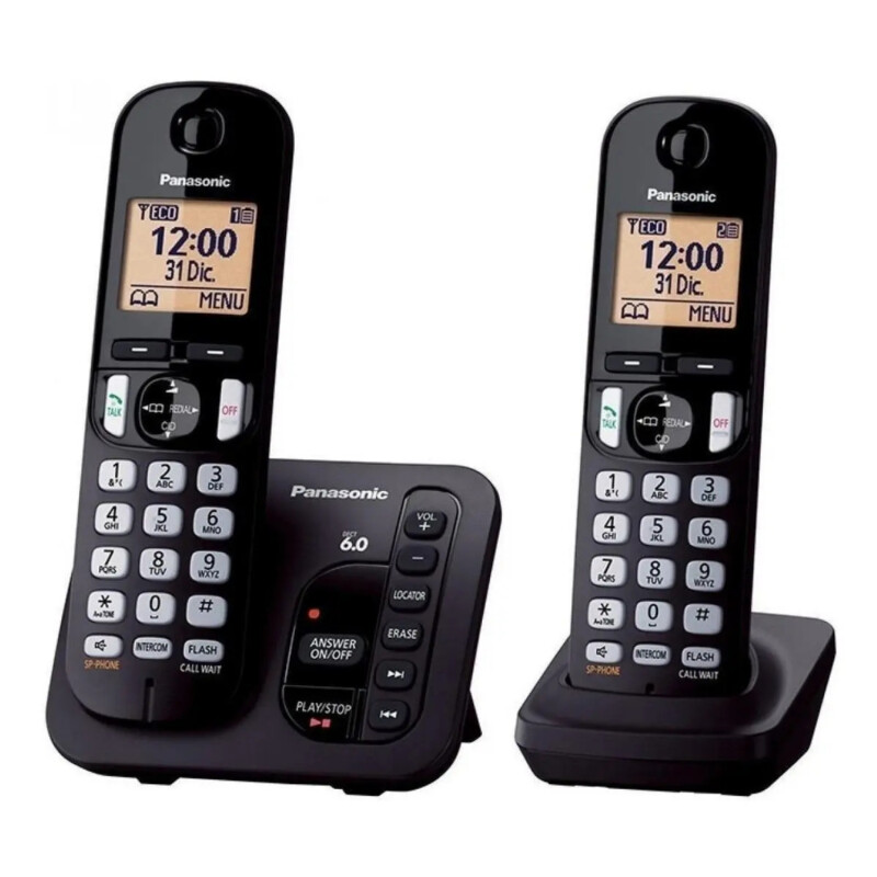 Teléfono Inalámbrico Panasonic con doble base Teléfono Inalámbrico Panasonic con doble base