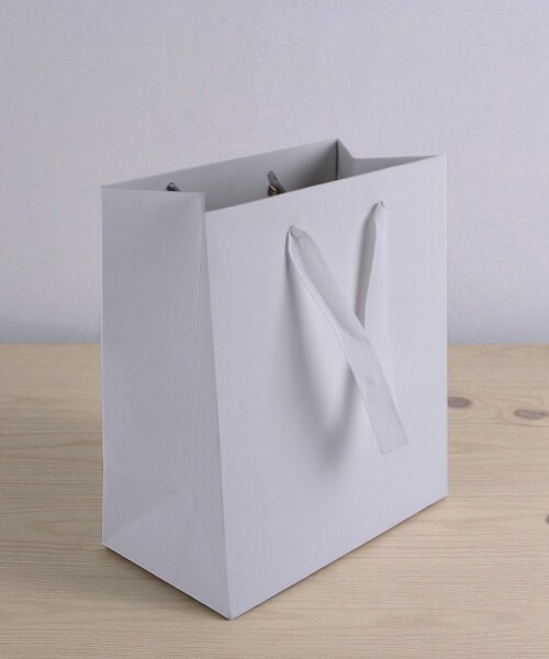 Bolsa cartulina eco 18x10x20 cm BLANCO