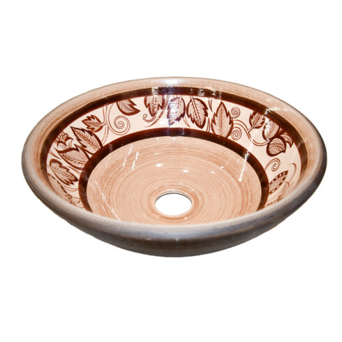 Bacha Rustica Eliptica De 30X12Cm Color Beige 000