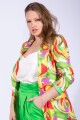 Blazer multicolor Verde Manzana