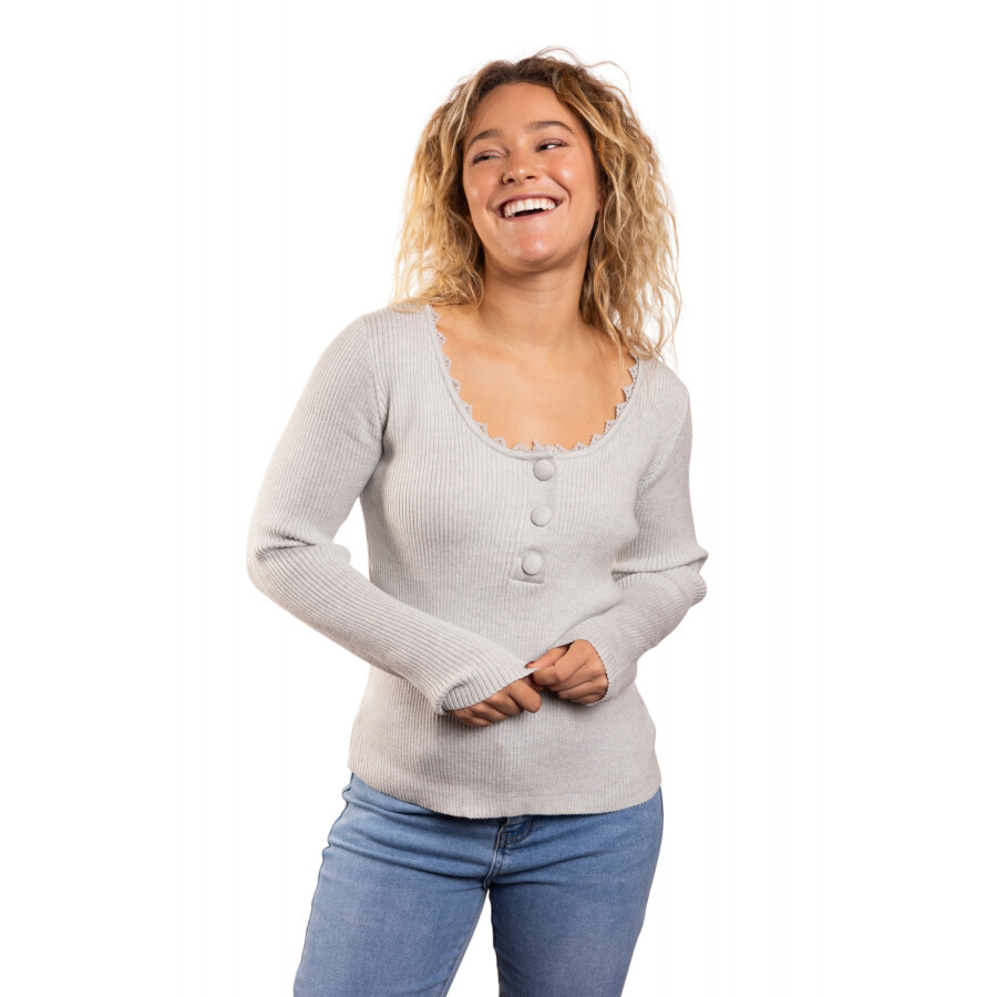 CHERRY SWEATER GREY