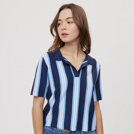 REMERA FEVORA Azul Marino