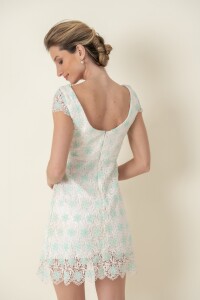 VESTIDO ENEBRO Verde agua