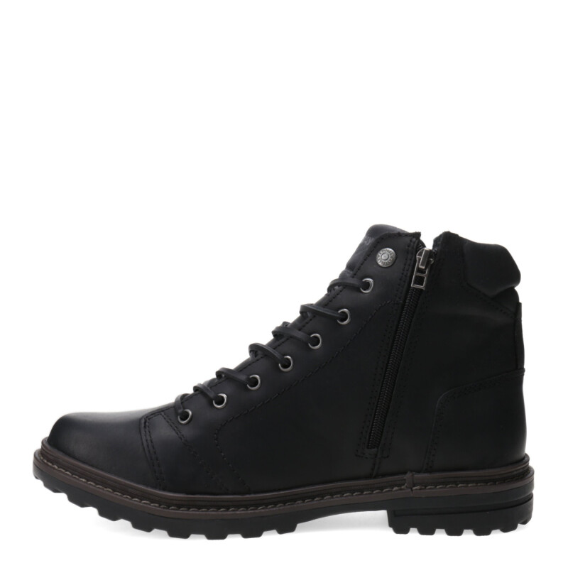 Botas de Mujer Freeway Casual Negro (Cuero Graso)