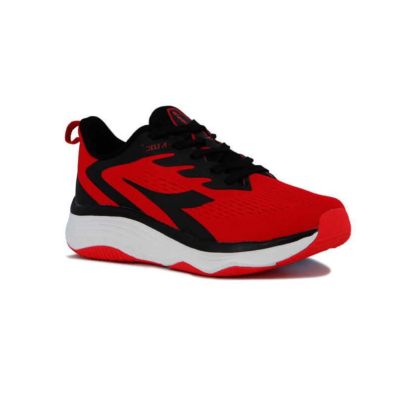 Diadora Running Hombre Delta- LT RED/BLACK Rojo-Negro