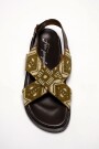 MALI BEADED SANDAL Vison