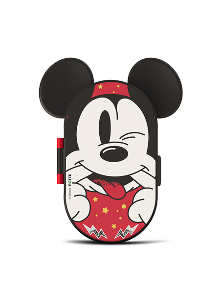 CONTENEDOR MICKEY CON OREJAS ROJO