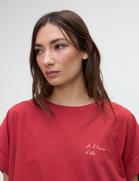 Musculosa Evelyn Rojo