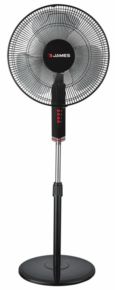 Ventilador JAMES de PIE Negro 
