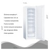 Freezer Vertical Frio Humedo Enxuta Fvenx22242 242l 7canasto Color Blanco Freezer Vertical Frio Humedo Enxuta Fvenx22242 242l 7canasto Color Blanco