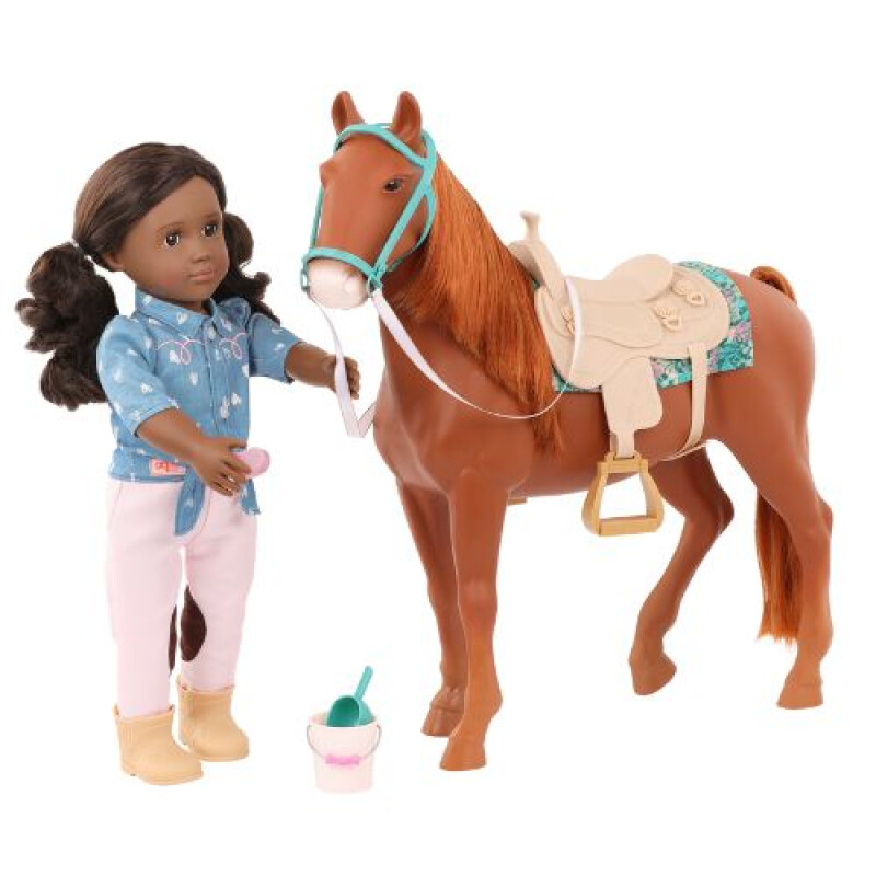 CABALLO 51cm c/ACC - AMERICAN SADDLEBRED - Our Generation Caballo 51cm C/acc - American Saddlebred - Our Generation