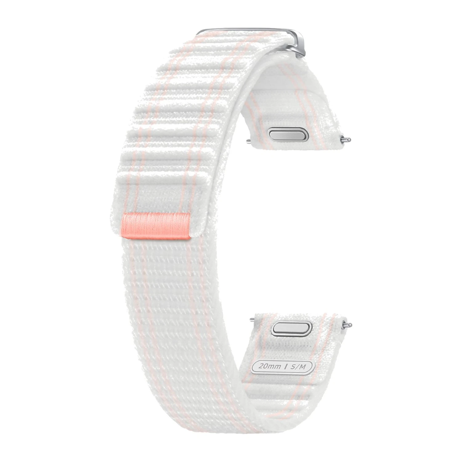 Correa Samsung Fabric Band (S/M) 20 mm para Galaxy Watch7 Pink White