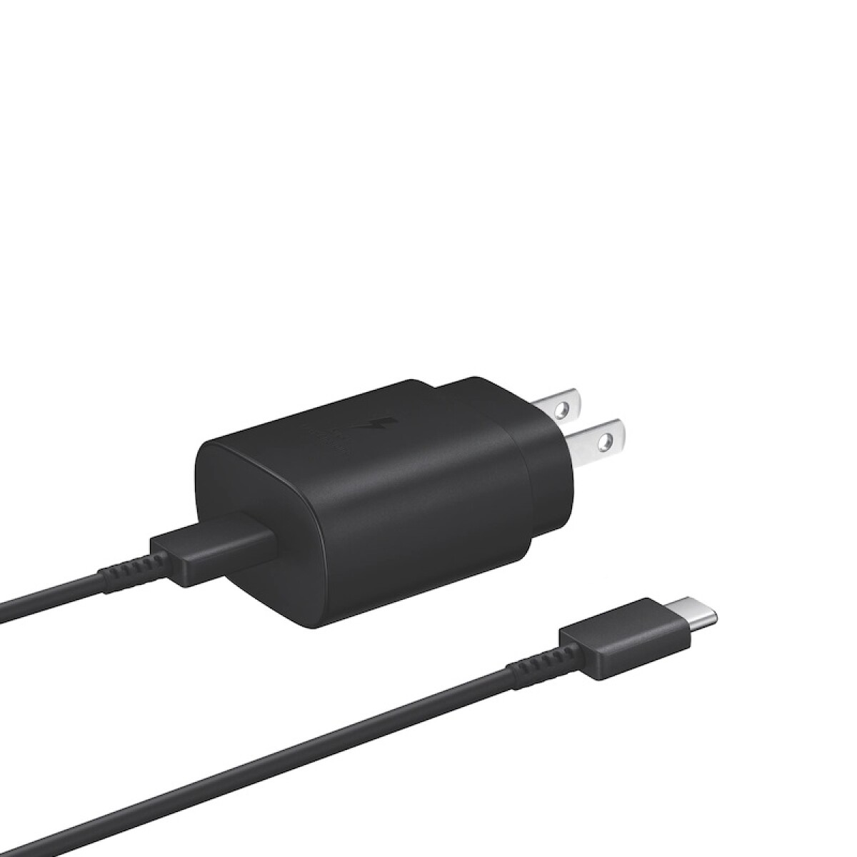 Samsung 25w Usb-c Power Adapter With Usb-c Cable Black 