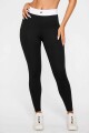 Leggings On-The-Go Power Hold High-Waisted Mujer Black/Classic White