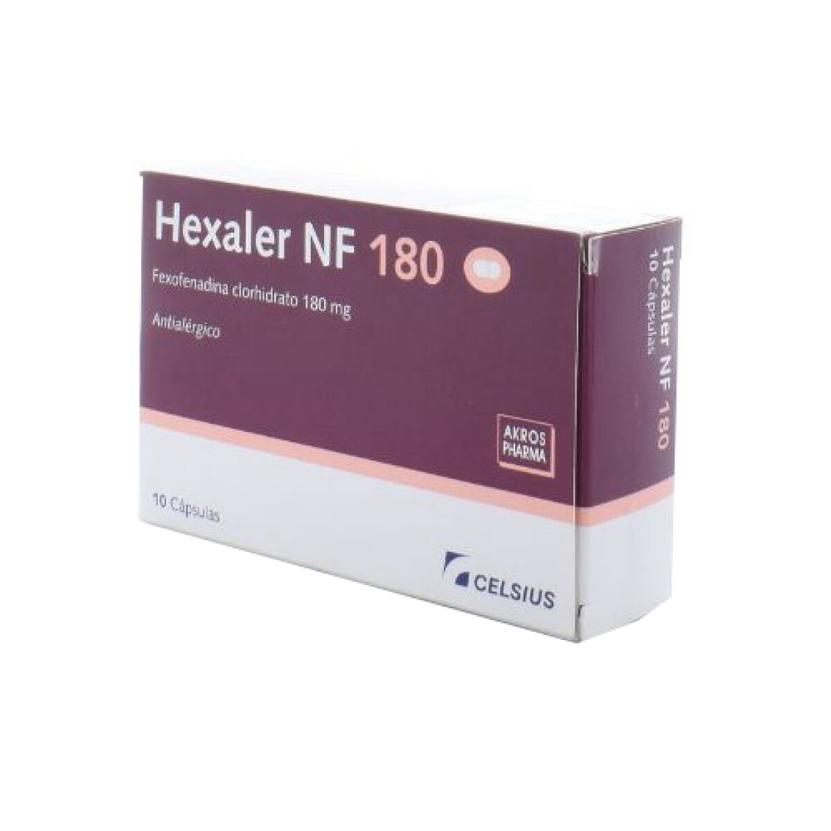 Hexaler NF 180 mg 10 comprimidos 
