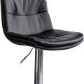 Butaca eco cuero con respaldo alto Pillow Negro