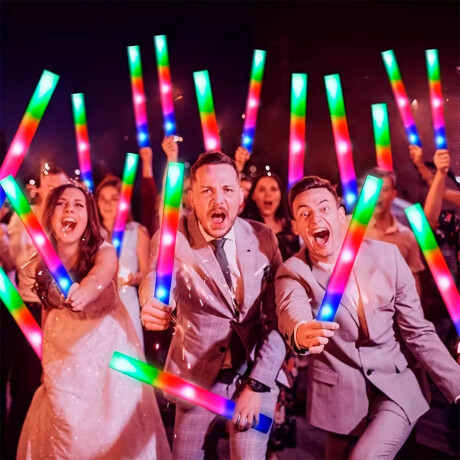 Set Cotillón Barra Luminosa Tubo Led Espuma X30 Multicolor Set Cotillón Barra Luminosa Tubo Led Espuma X30 Multicolor