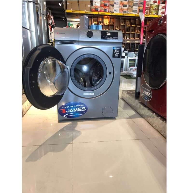 Lavarropas James Inverter Lr 8140 Inv Inv S 8kg Silver Lavarropas James Inverter Lr 8140 Inv Inv S 8kg Silver