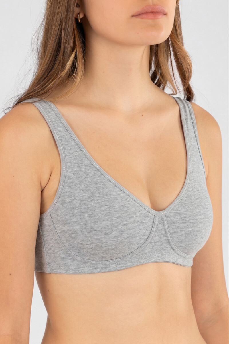 Soutien con aro c siena Gris melange