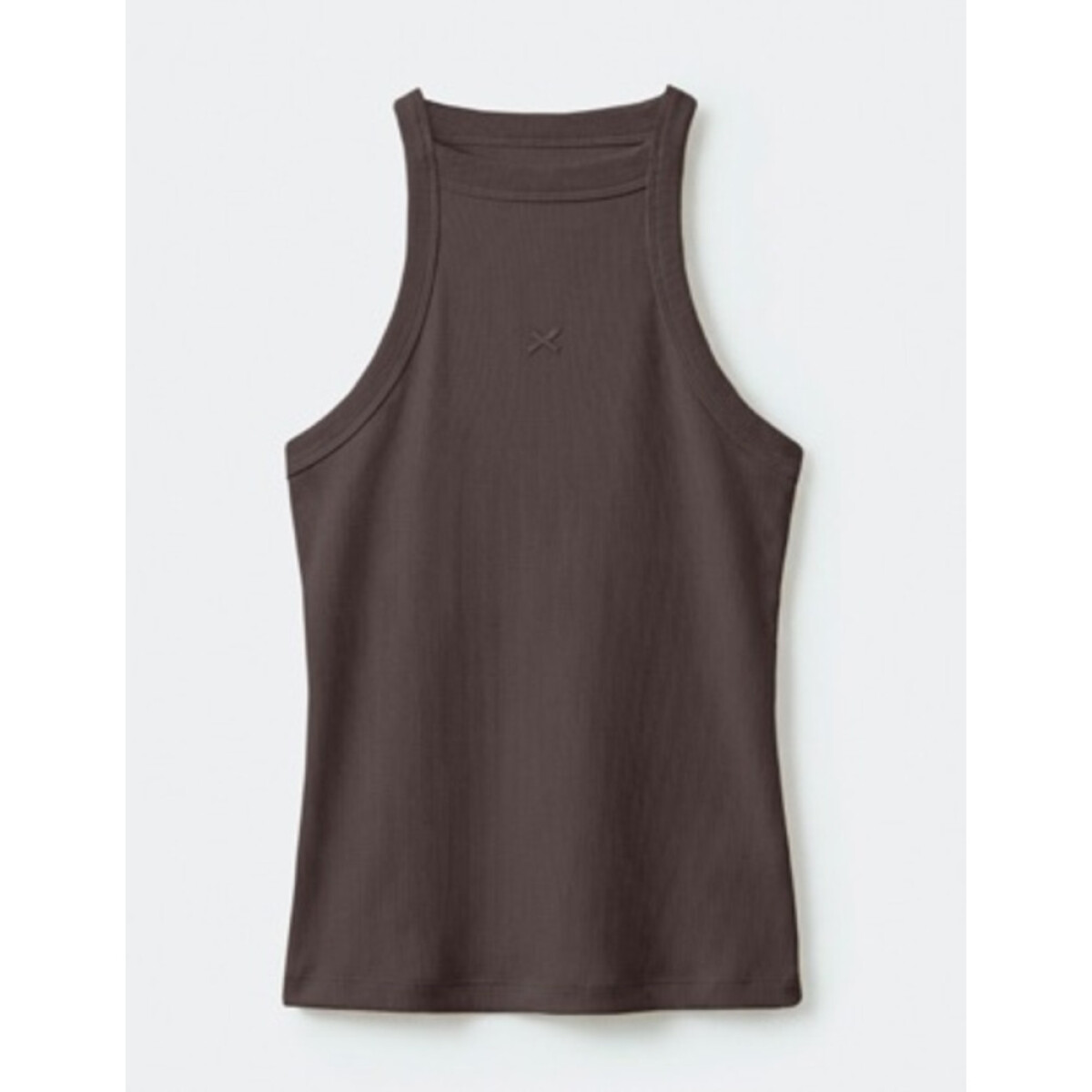 CAMISETA REGATA FEM - MARROM ESCURO 