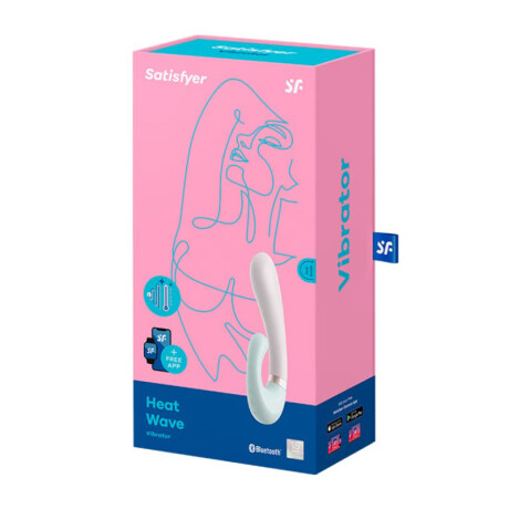 Satisfyer Heat Wave Vibrador Bluetooth App Menta