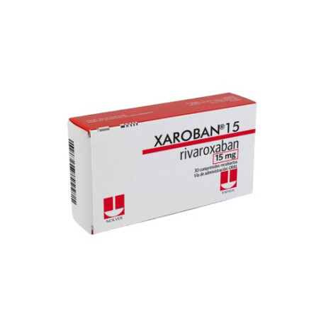 Xaroban 15mg 30 Comprimidos Xaroban 15mg 30 Comprimidos