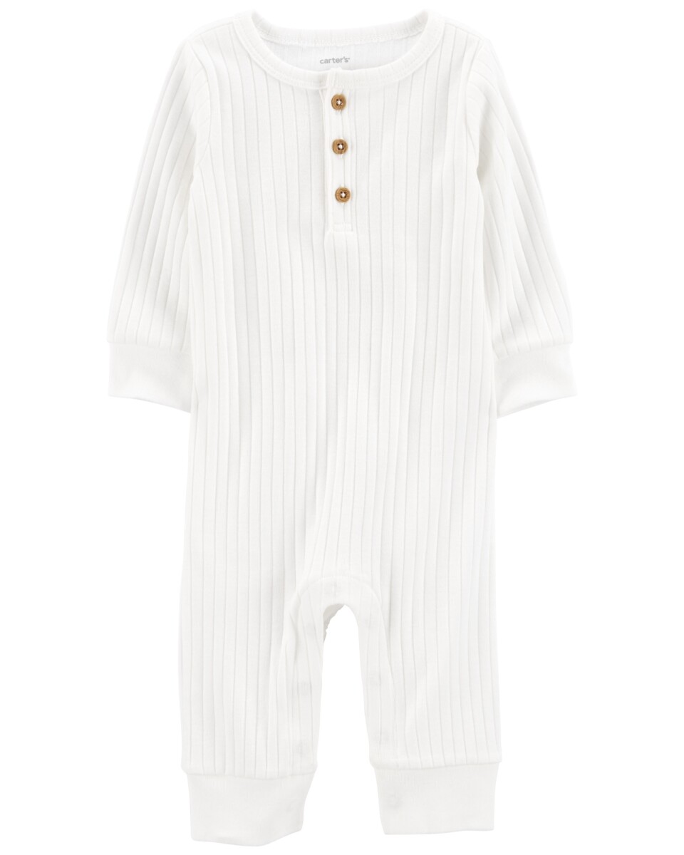 Pijama de algodón con botones 