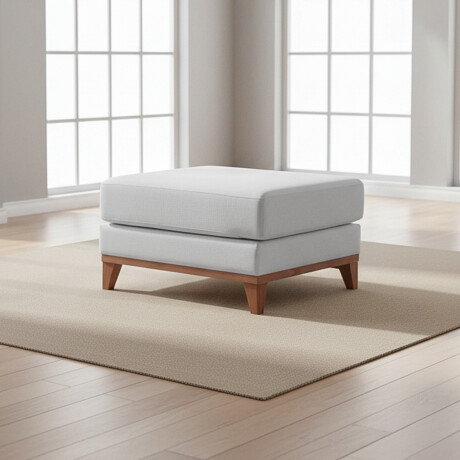 PUFF EASY CLEAN TELA GRIS LUXOR PREMIUM