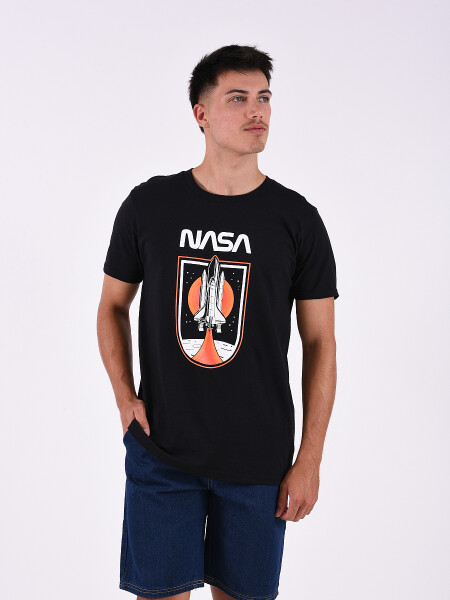 REMERA SPACESHIP NEGRO