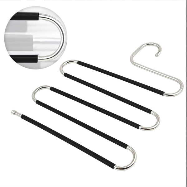 Perchas De Ropa Pantalones Organizador Antideslizantes perchero Acero inoxidable IMBACK Perchas De Ropa Pantalones Organizador Antideslizantes perchero Acero inoxidable IMBACK