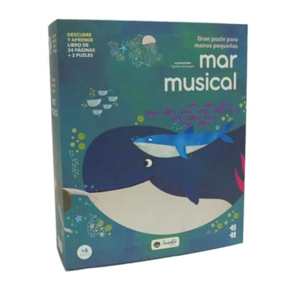 Libro Infantil "mar Musical" Con 2 Puzzles 