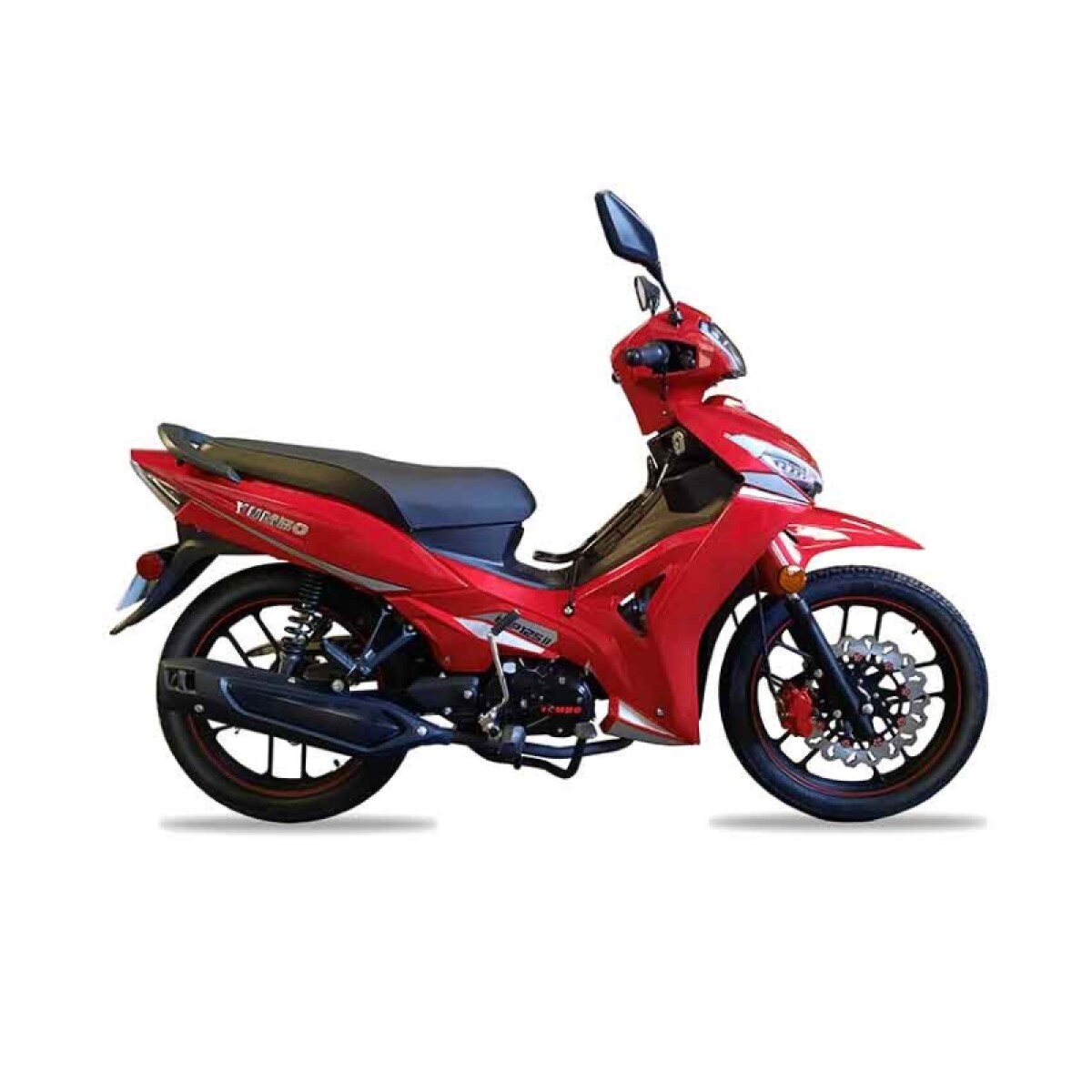 Moto Yumbo Cub Top125 Ii Llanta Aleacion - Rojo 