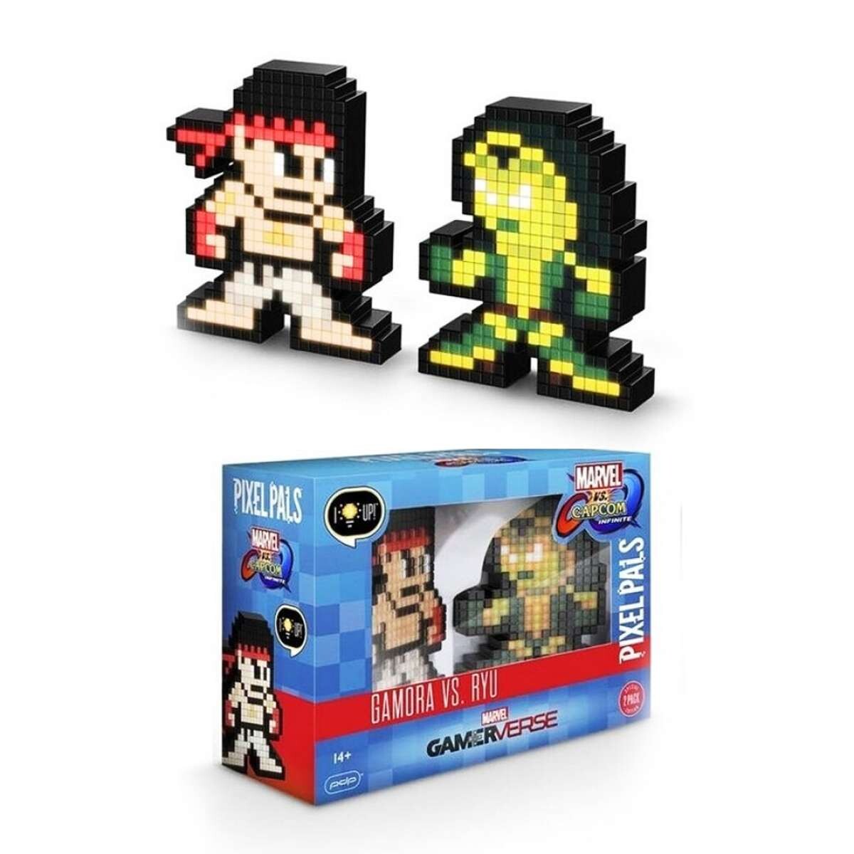 Veladoras Gamora vs Ryu - Pixel Pals 