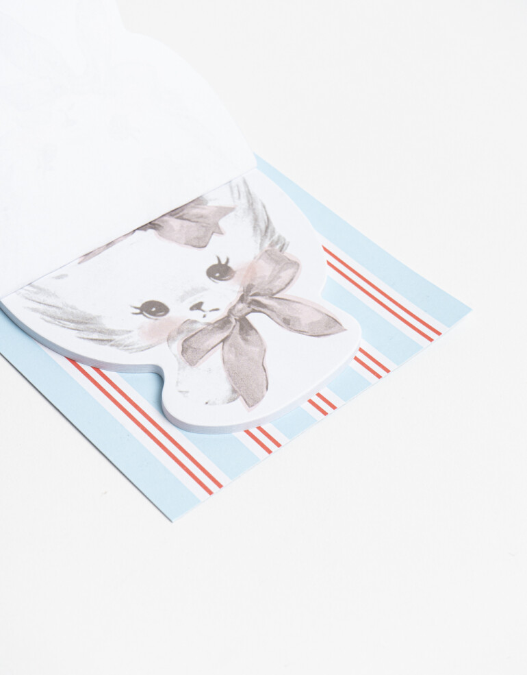 Útiles Varios Notas Sticker De Papel Estampado - Combinacion Bicolor