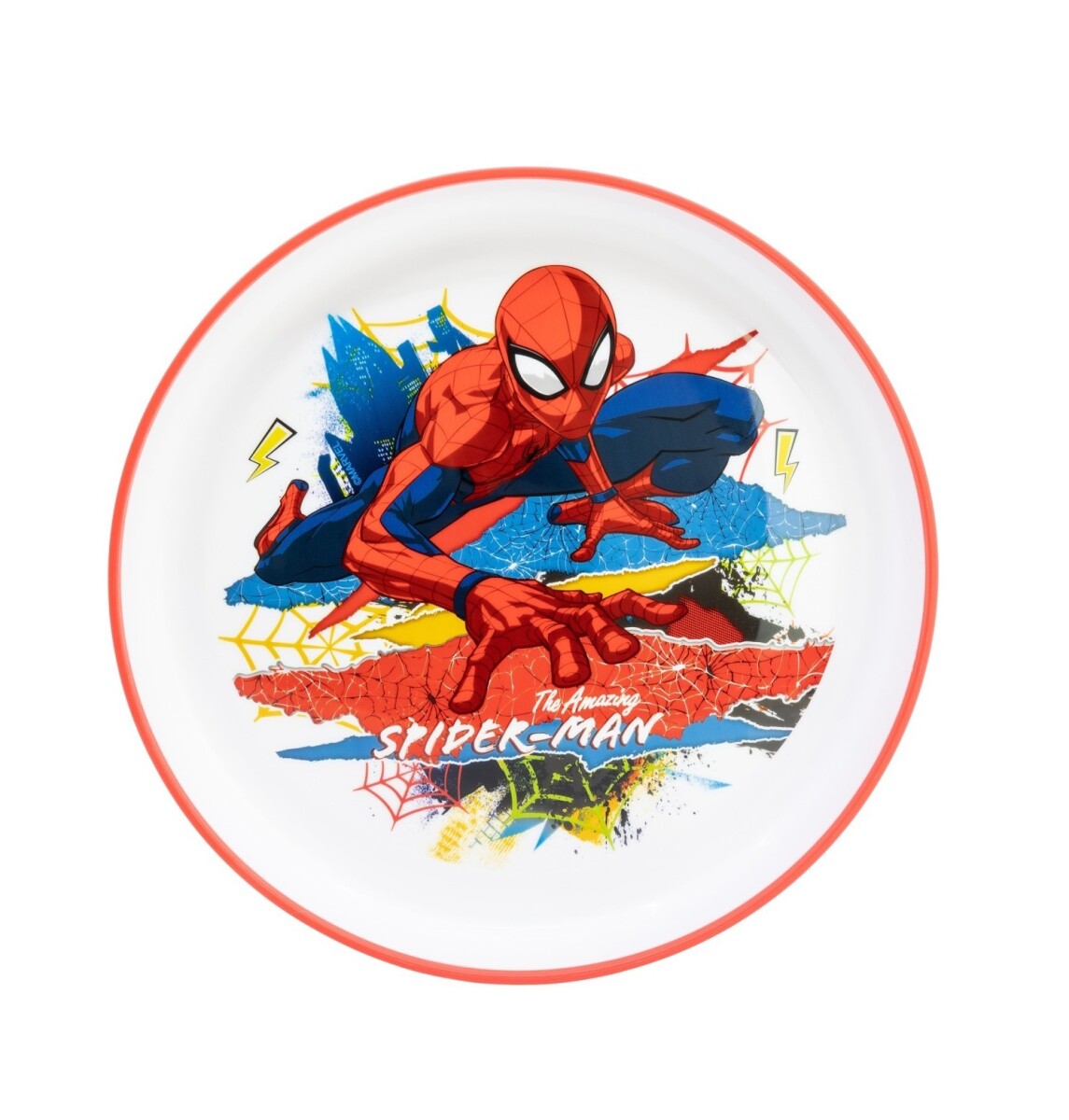 Plato Infantil Bicolor Spider-Man Stor 