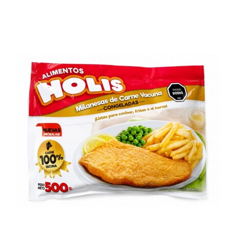 MILANESA DE CARNE VACUNA HOLIS 500GRS MILANESA DE CARNE VACUNA HOLIS 500GRS