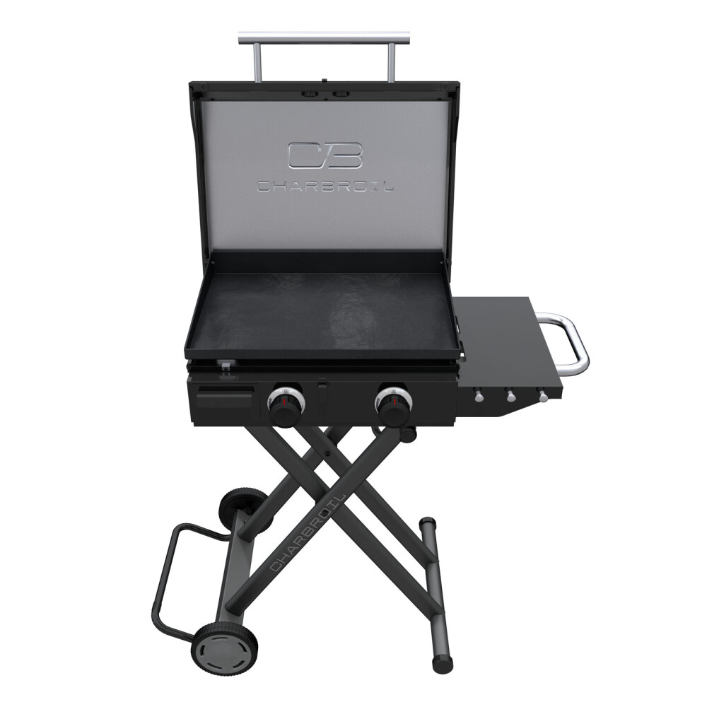 BARBACOA PLANCHA ACERO-INOXIDABLE CHARBROIL PLEGABLE