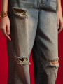 Pantalon Aery Azul Grisaceo