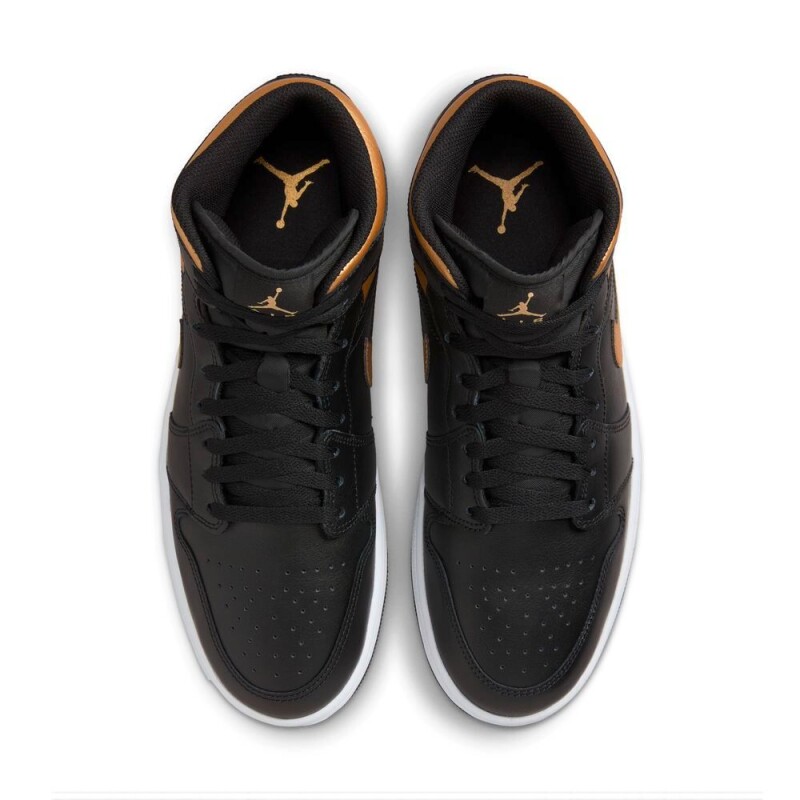 Championes Air Jordan 1 Alto de Hombre Negro
