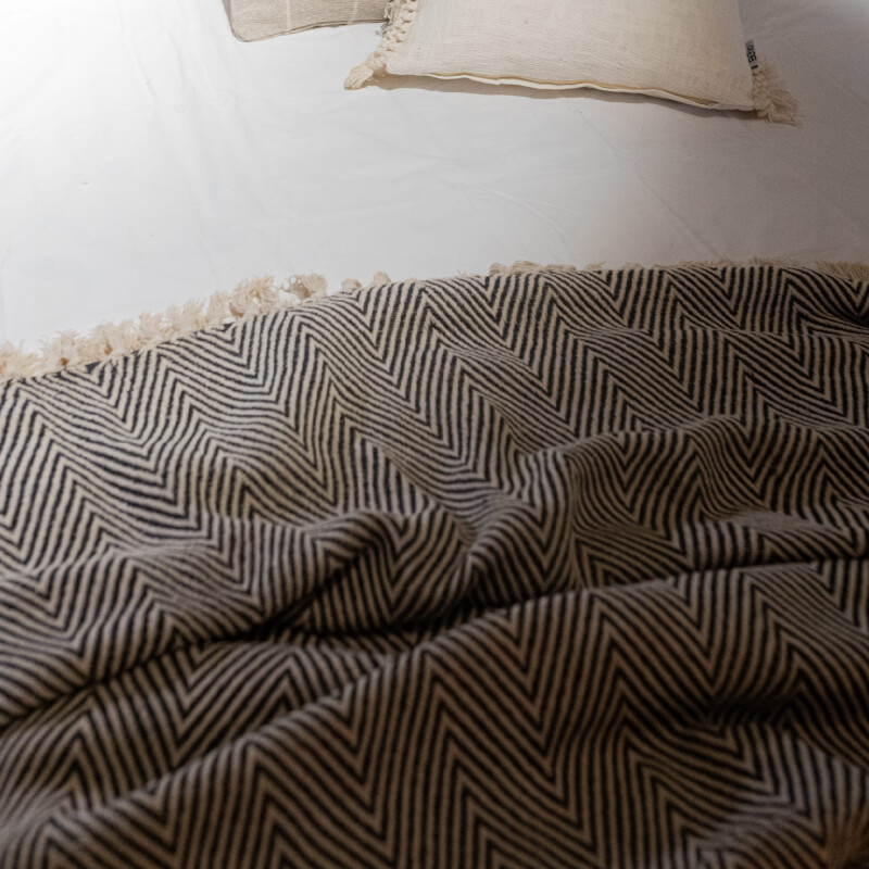Manta para sillón y cama algodón Espiga 180 x 230 cm