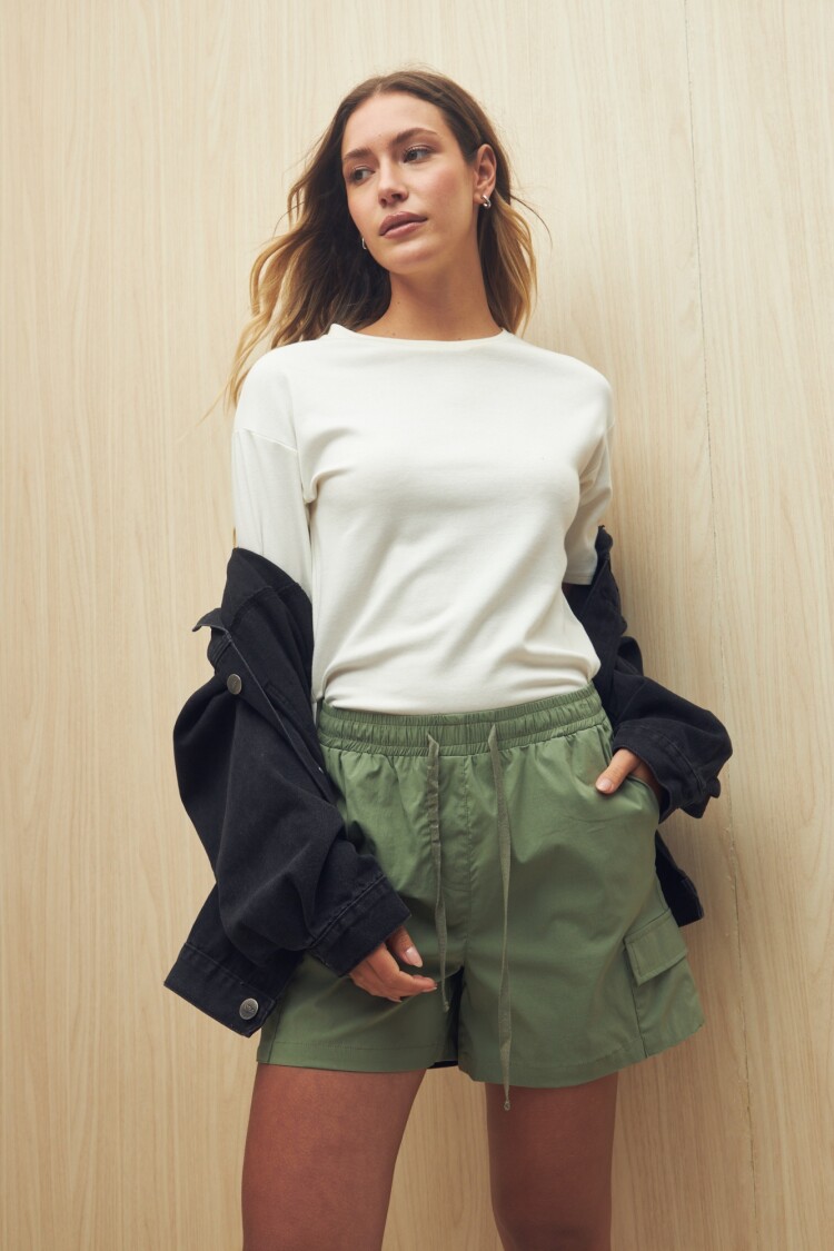 SHORT LONNIE Verde Hierba