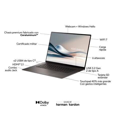 Notebook Asus Zenbook S16 OLED UM5606WA-RK251W Ryzen 9 HX370 Notebook Asus Zenbook S16 OLED UM5606WA-RK251W Ryzen 9 HX370