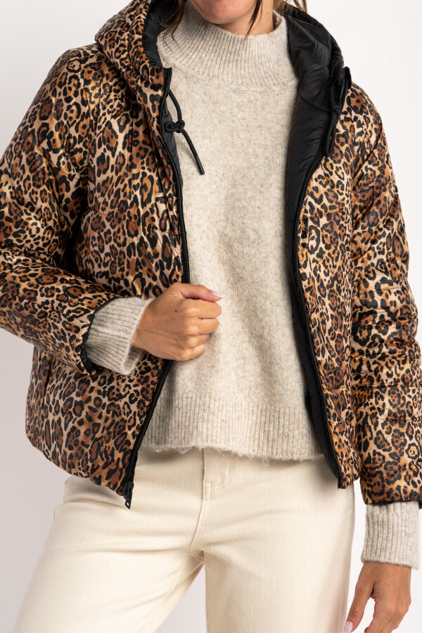 Campera Reversible Negro