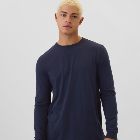 V-LS EVERYDAY SOFT CREW - SOLIDS TAPESTRY NAVY
