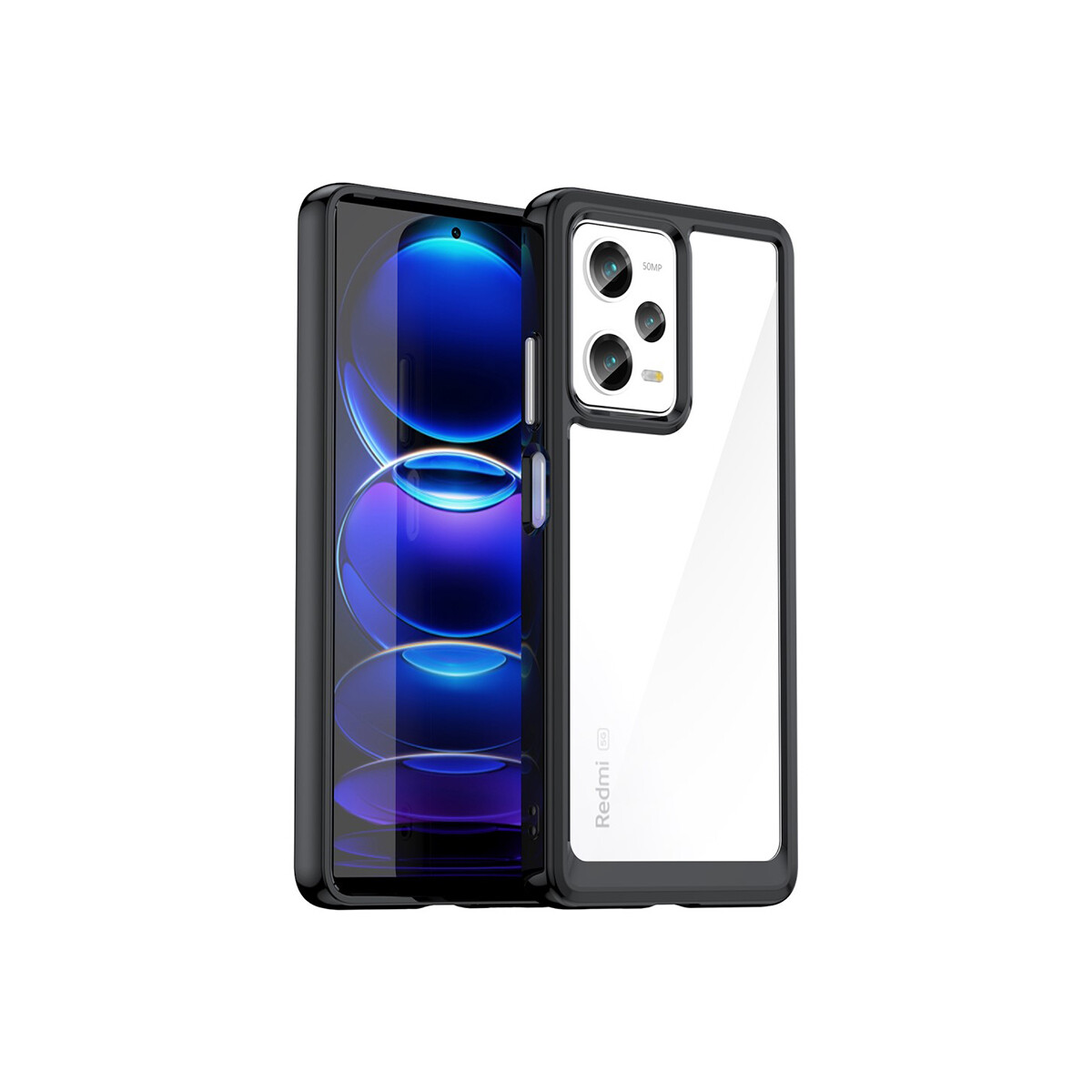 Protector Xiaomi Redmi Note 12 Pro 5G bordes color negro 