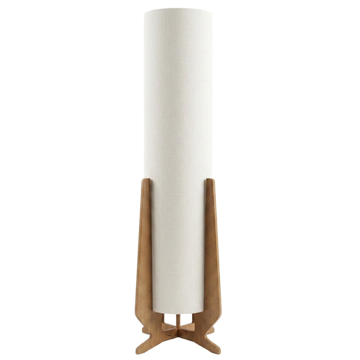 LAMPARA DE PIE IMBUIA CUP BEIGE CL/MARRON 