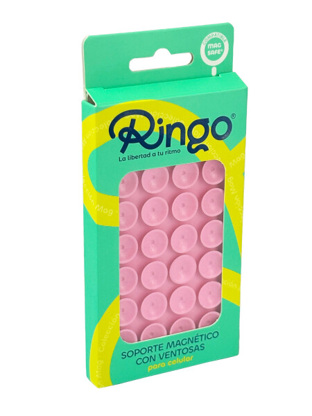 Soporte Magnético con Ventosas Ringo Rosa