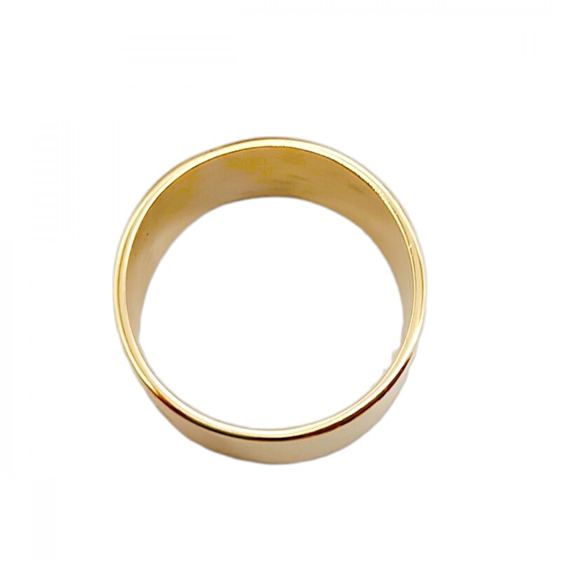Anillo Cinta-Oro bajo-Sin Piedra-AN8206 sinpiedra