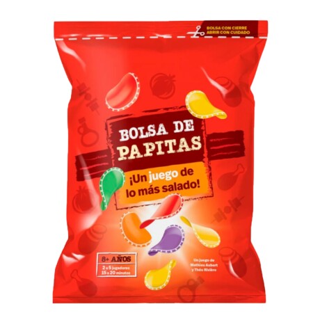 Asmodee - Bolsa de Papitas Base Juego de Mesa. +8 Años. 2 a 5 Jugadores. Idioma Español. 001