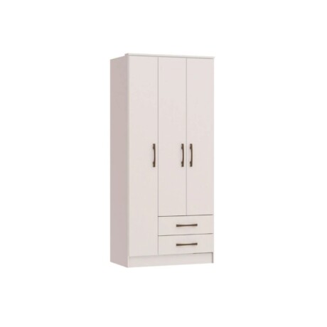 Ropero Moscu 3 Puertas Blanco Mdp Ropero Moscu 3 Puertas Blanco Mdp